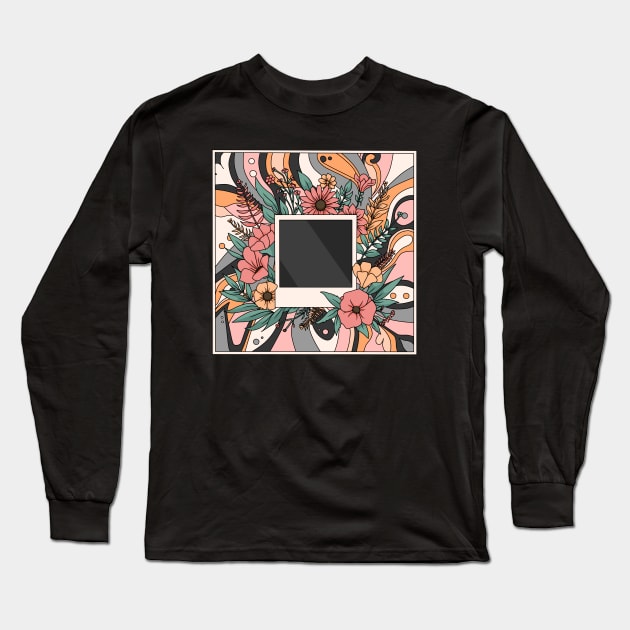 photography with flowers Long Sleeve T-Shirt by DESINGS NIKITA